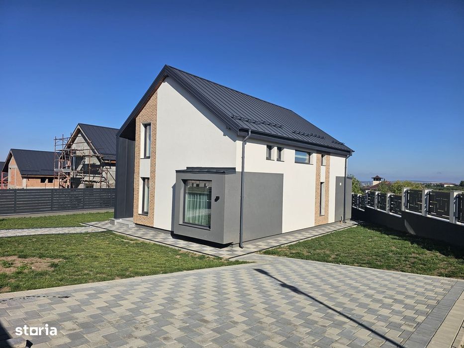 Vila Bucium-Visan, cartier privat, 4 camere, 3bai, 700 mp teren