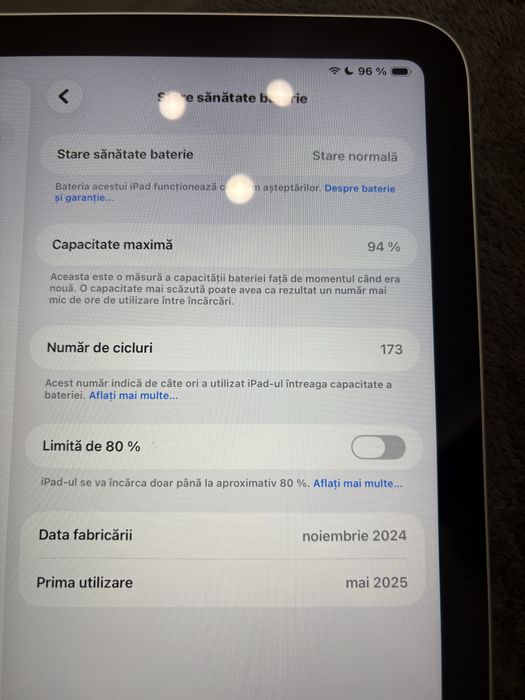 Ipad A16 128 GB silver