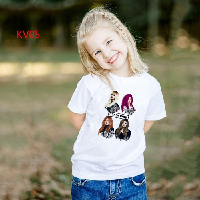 ДЕТСКИ тениски BLACK PINK / K POP BTS! Или поръчай с Твоя идея!