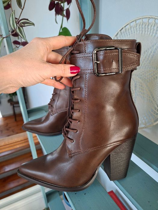 Botine cu toc marime 36