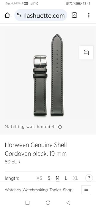 Curele Nomos Glashutte Noi 19 mm - Maro și Neagra