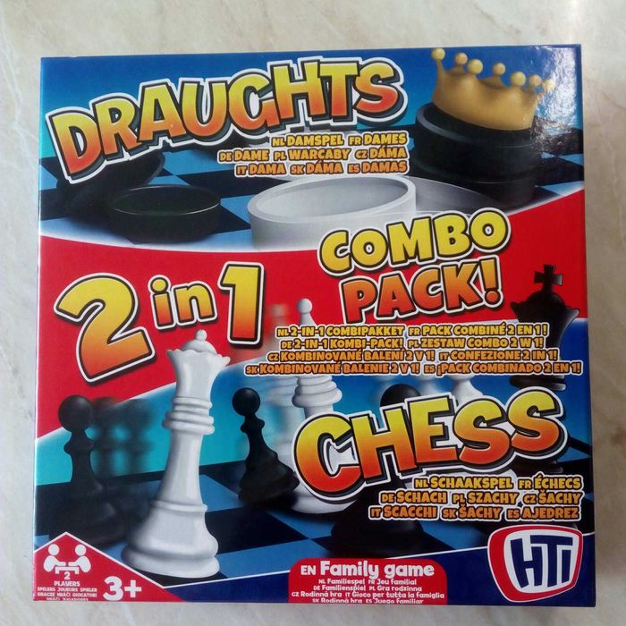 Нов Шах и Дама 2 в 1.Нов комплект перца за Бадминтон,федербал.