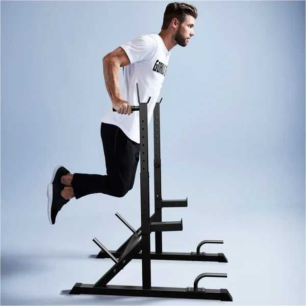 Squat Rack multifunctional, negru, Gorilla Sports