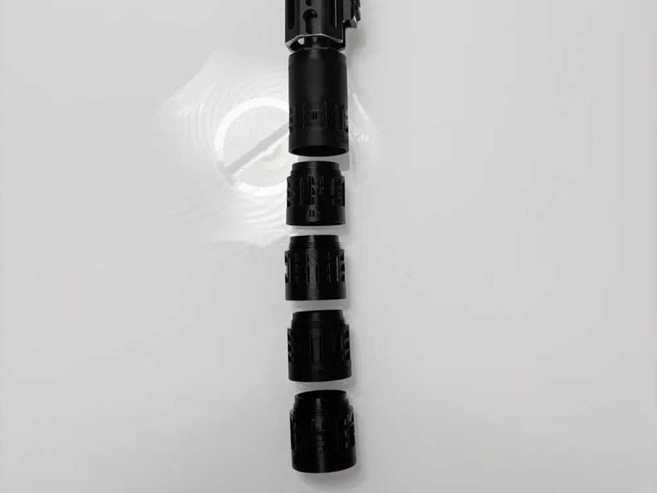 Amortizor Modular Airsoft 3D Print – Filet M14x1 – Design Tactic