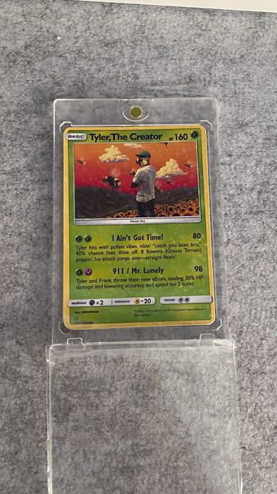 Card Pokémon Custom Tyler The Creator Holografic