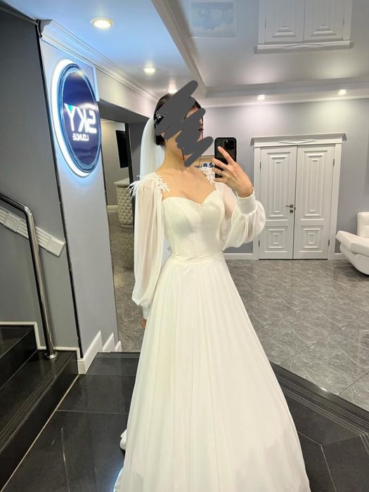 Срочно продам свадебное платье! Торг есть!