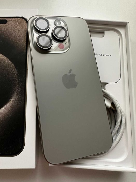 iPhone 15 pro, Natural Titanium, 128GB