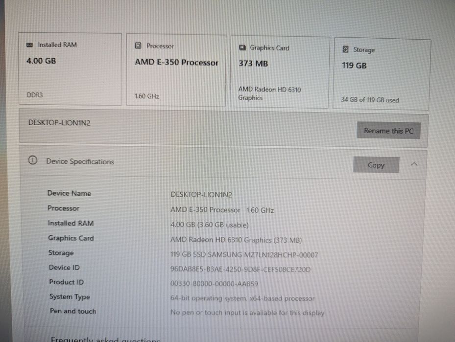 Calculator Mini PC Zotac