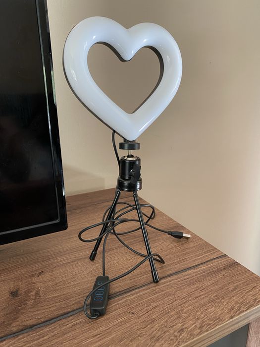 LED selfie ring лампа сърце