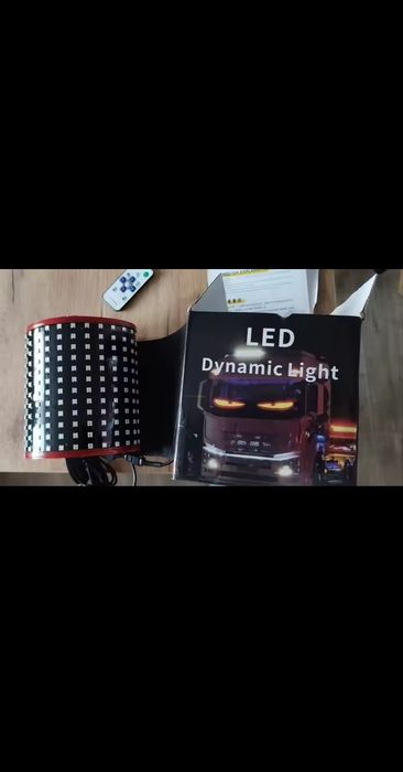 Комплект от 2 бр. по 60 см. светещи ЛЕД LED очи за предно стъкло