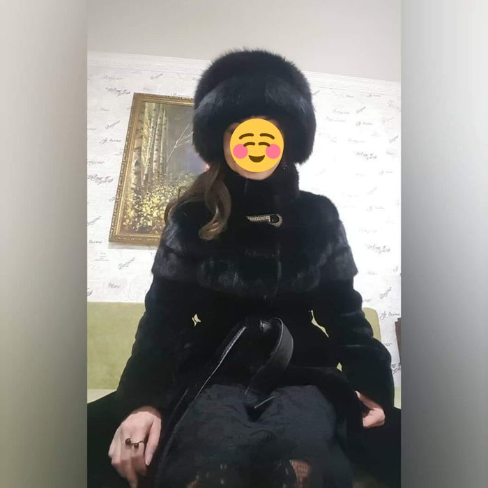 Комбинированная, очень тёплая шуба