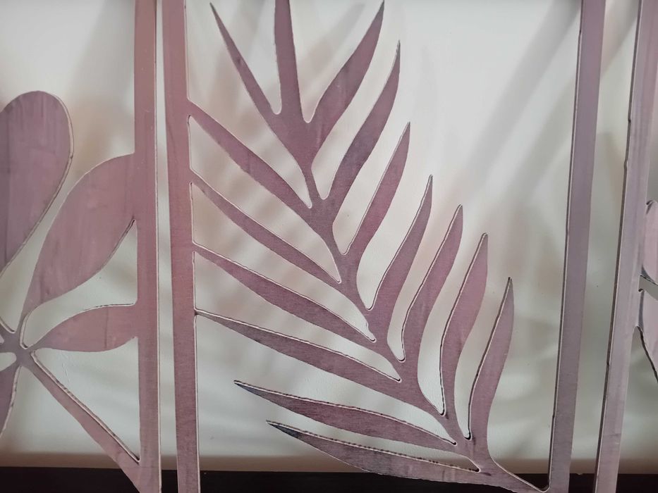 3 броя дървени декорации за стена 30 см/ 22 см