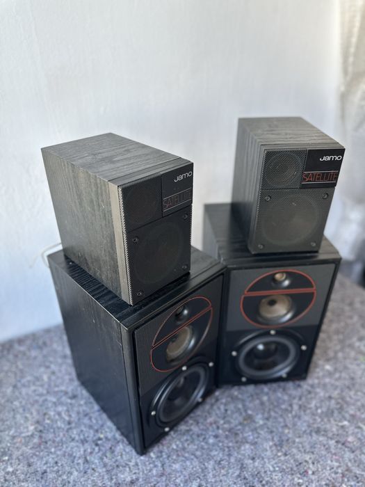 Set boxe Jamo Vintage – Jamo Magic 6 + Jamo Satellite | Made in Denmark | Sunet Hi-Fi