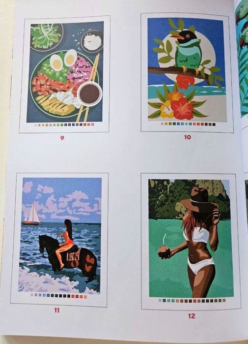 Раскраска по номерам от Hachette