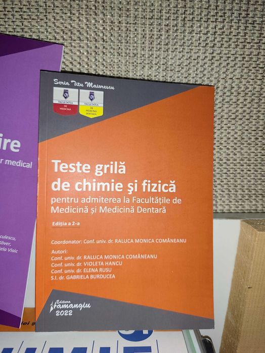 Culegeri de teste pentru admiterea la Medicină
