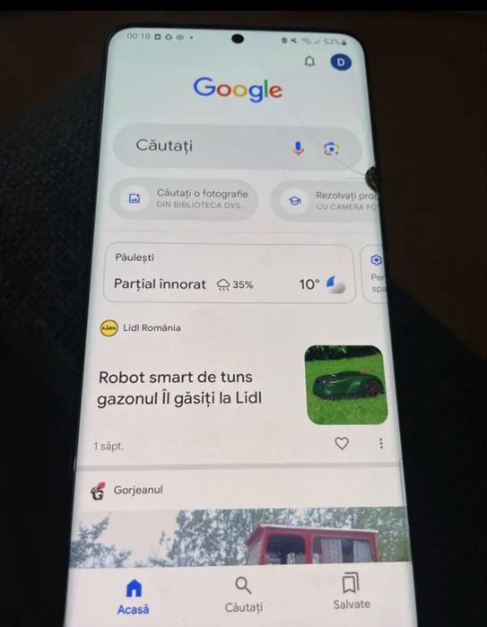 Samsung  S20 5G+ display fisurat