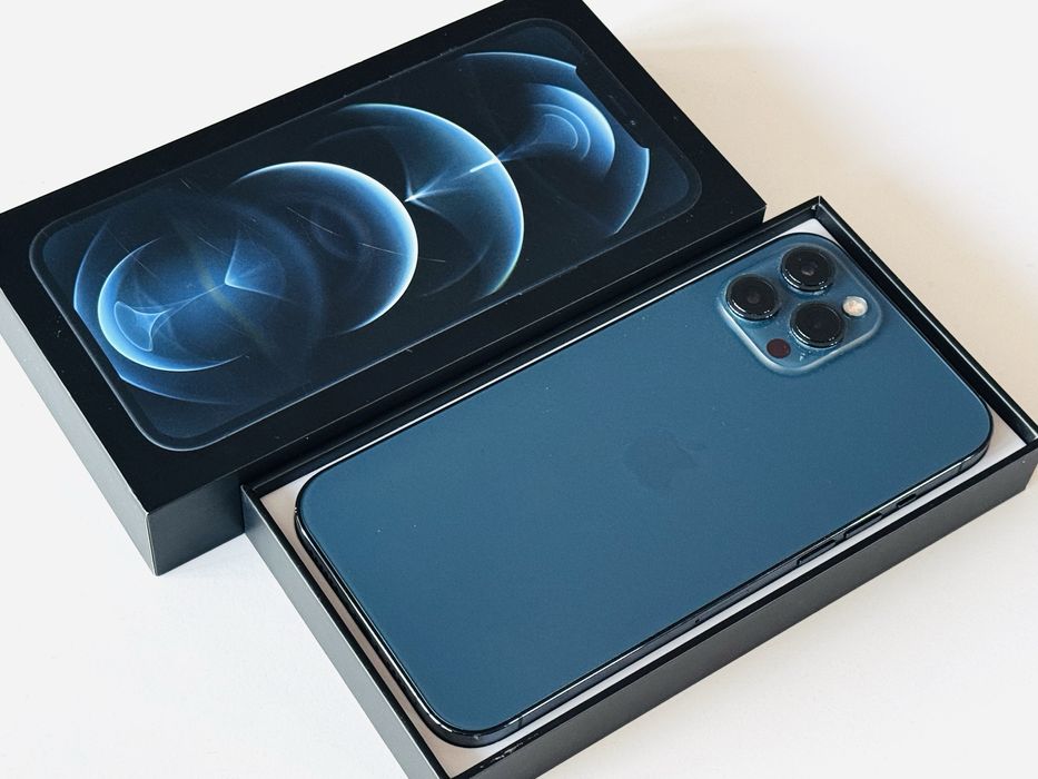Iphone 12 Pro Max 256GB Blue 100% Батерия! Гаранция 6 месеца