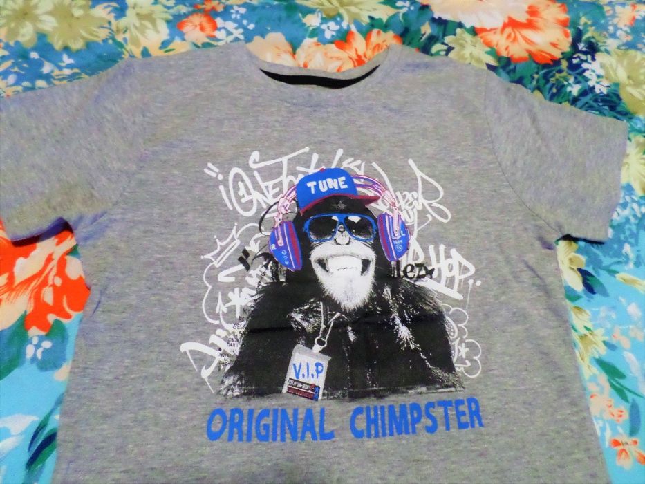 Дизайнерска блуза с къс ръкав PRIMARK (8г.)