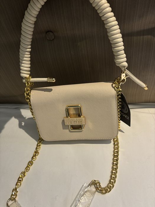 versace чанта нова екрю