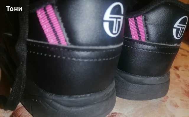 SERGIO TACCHINI Оригинал Нови Кожени Дамски Маратонки 39