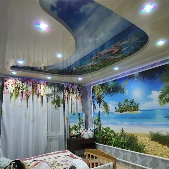 Натяжные потолки.