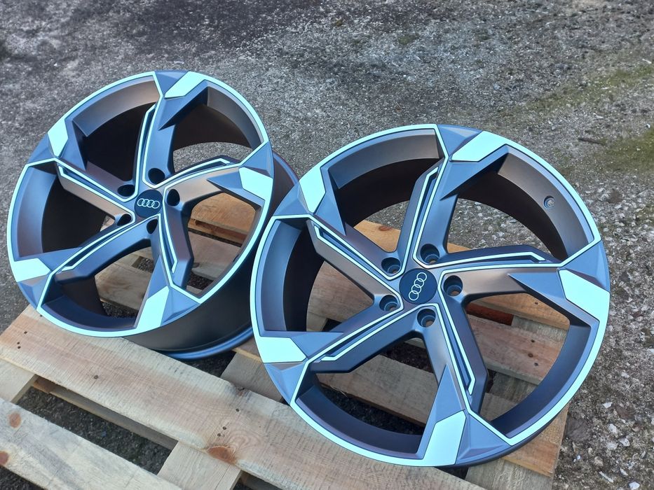 20"AUDI Rotor26 Matt Gunmetal Polish 9Ж ет30 A5 A6 A7 A8 Q3 Q5 Q7 Нови