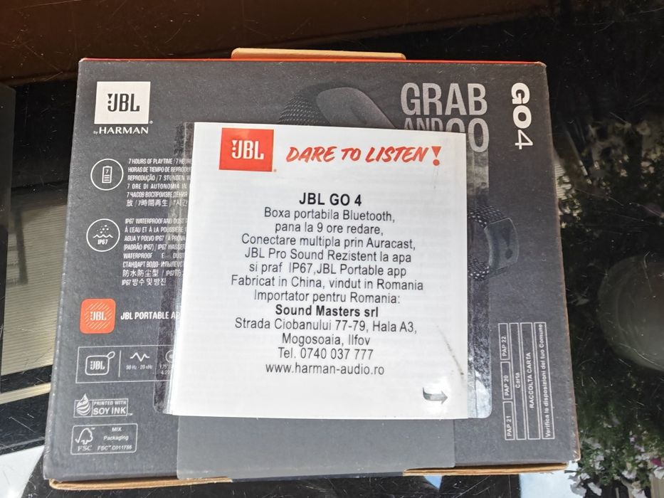Boxa JBL GO4 noua