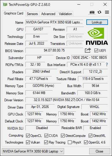 Laptop HP Victus 16-s0139nq (Ryzen 5 7640HS 6 core, 24 GB DDR5, 512 SSD, RTX 3050 6GB)