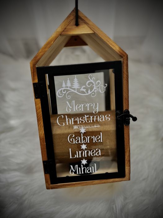 Къщичка за свещи / персонализирани