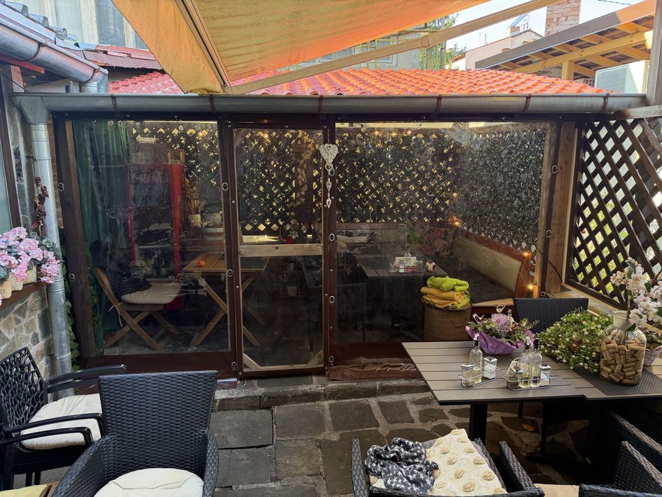 Ветроупорни завеси,тенти покривала сенници винил кристал ветробрани