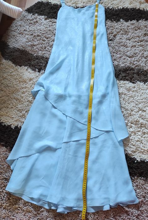 Rochie lunga albastru deschis