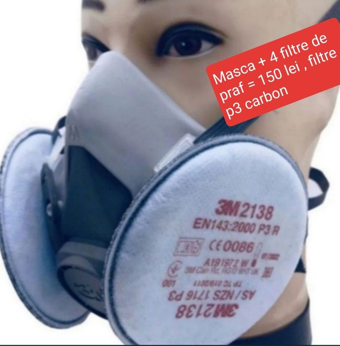 Măști 3M + filtre , speciale de praf