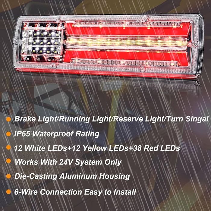 Jose задни светлини за ремарке,бус,камион,кемпер 11,4”