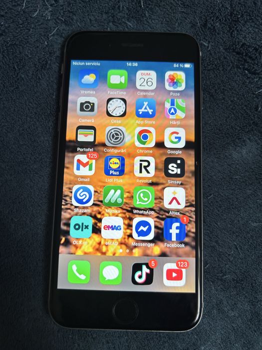 Vand - iPhone 6s , space gary ,128 gb , impecabil