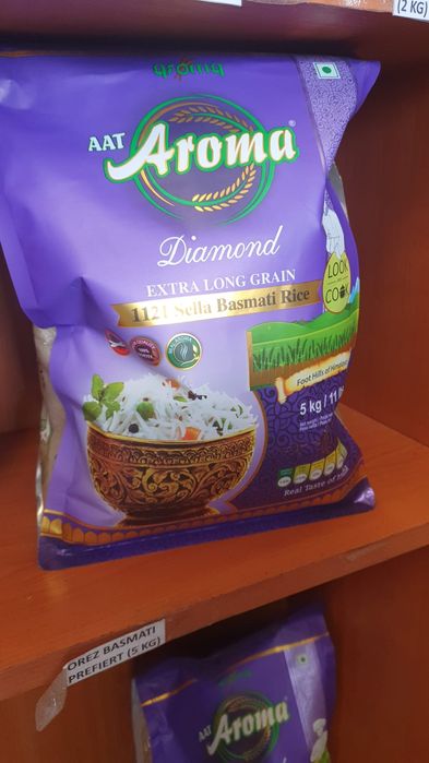 Orez basmati ambalat la saculet 5KG