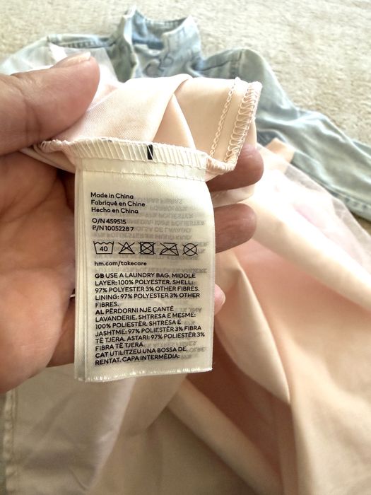 Рокля и дънково яке Barbie H&M 4-6г 110-116см