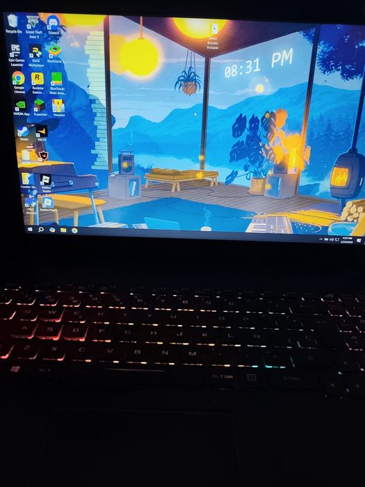 Vând leptop asus rog Strix i7700hq Gtx 1050ti 4gb