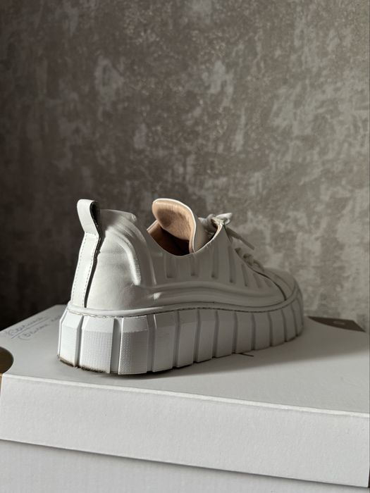 Белые кеды кожаные (Турция)