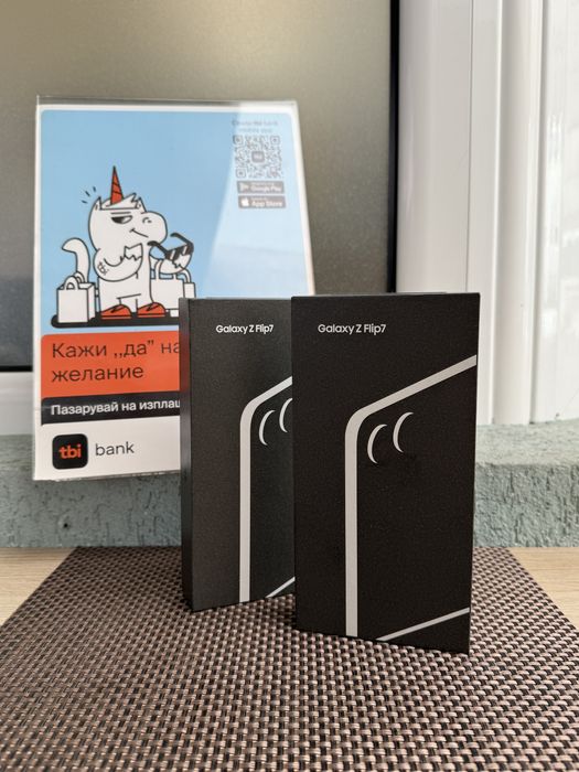 ЛИЗИНГ*60лв/м Samsung Z flip 7* самсунг З флип 7 256 / 512 GB