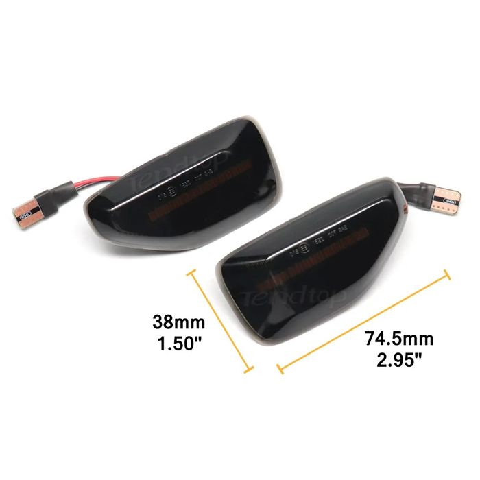 Set lămpi semnalizari led dinamice Dacia Logan Duster Sandero 2
