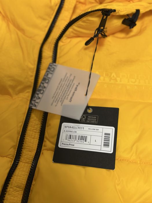 Geaca Napapijri Marimea L Hornelen Noua Galben Ski Termo Tec Nou