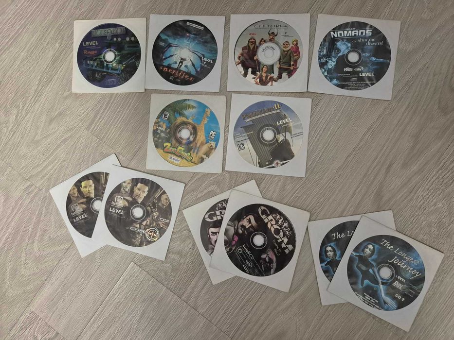 CD-uri jocuri revista LEVEL