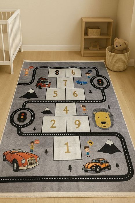 Детски противоплъзгащ килим