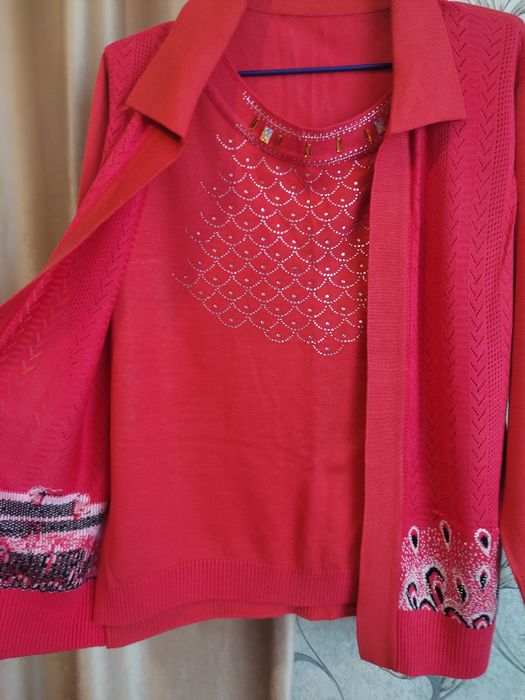 Кофточка двойка- обманка