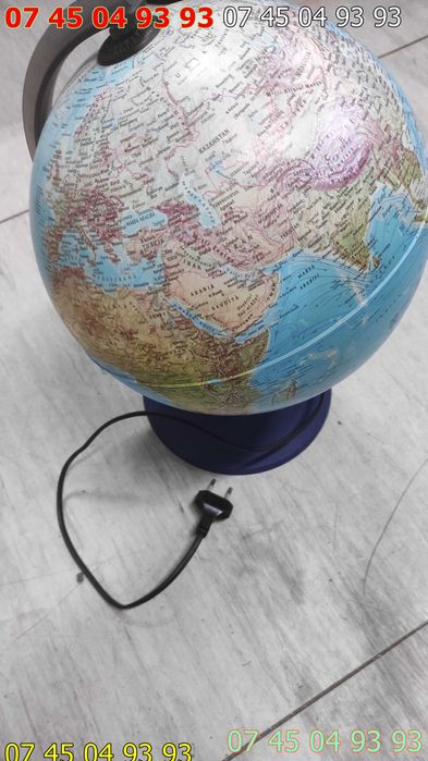 Glob pamantesc 15cm 25cm 30cm diametru cu iluminare si fara