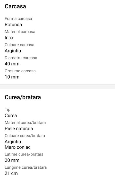 Casio - Ceas barbatesc quartz cu functii multiple, Argintiu, Maro coni