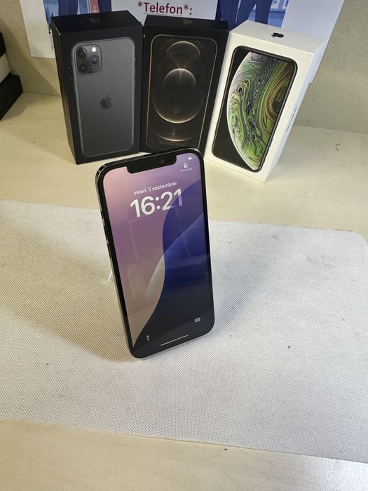 Iphone 12 pro max / 128 gb / garantie / folie sticla cadou