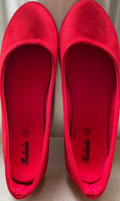 Balerini dama imitatie piele intoarsa nr.37