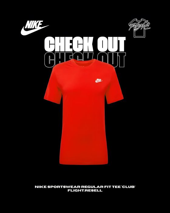Nike Sportswear Regular Fit Tee 'Club'