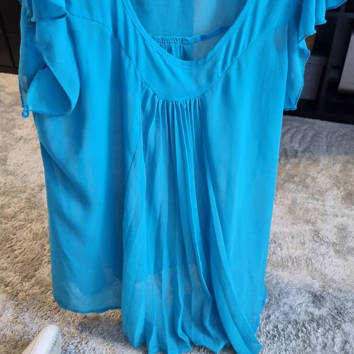 bluza vaporoasa bleo maneci volane, M